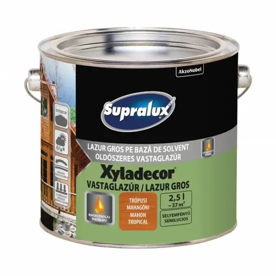 Supralux Xyladecor vastaglazúr trópusi mahagoni 2,5 l Olcsó