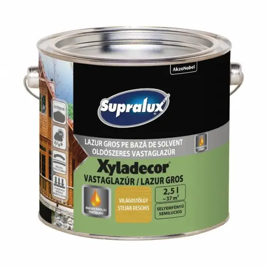 Ajánlat Supralux Xyladecor vastaglazúr világostölgy 2,5 l