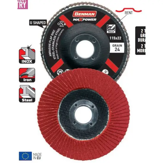 szárnyas csiszolótárcsa, POWER, nyomott 115x36 Expressz kézbesítés