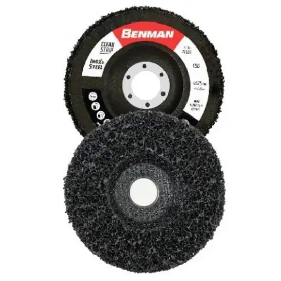 Szezonális akció tisztító fém csiszolókorong 115×22,23 mm, fekete, BENMAN