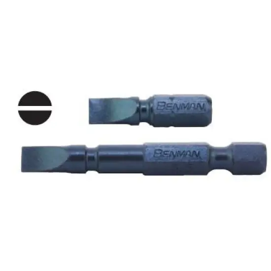 Alacsony ár torziós csavarbehajtó bit, egyhornyú 1.2 x 6.5 x 25mm (15db)
