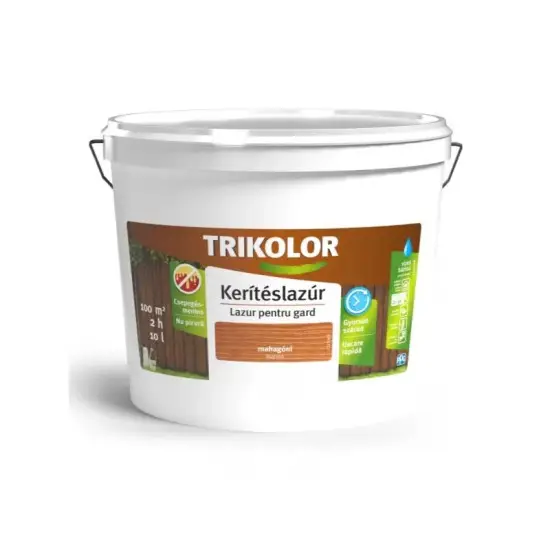 Trikolor kerítéslazúr mahagóni 10 l Szezonális akció