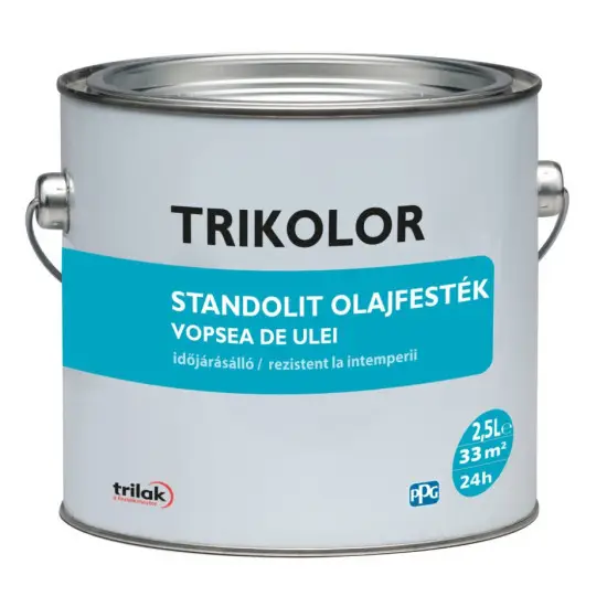 Trikolor Standolit Olajfesték 100 fehér 2,5 l Azonnal elérhető