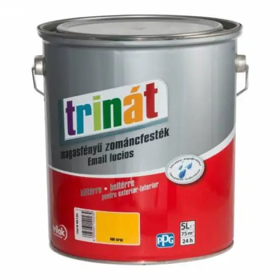 Trinát magasf. zománcfesték 400 sárga 5 l Rendeld meg most
