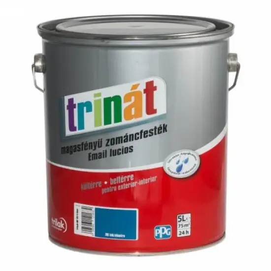 Trinát magasf. zománcfesték 701 kék 5 l Kiárusítás