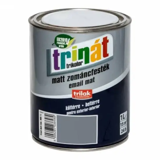 Trinát matt zománcfesték 200 szürke 1 l Végkiárusítás