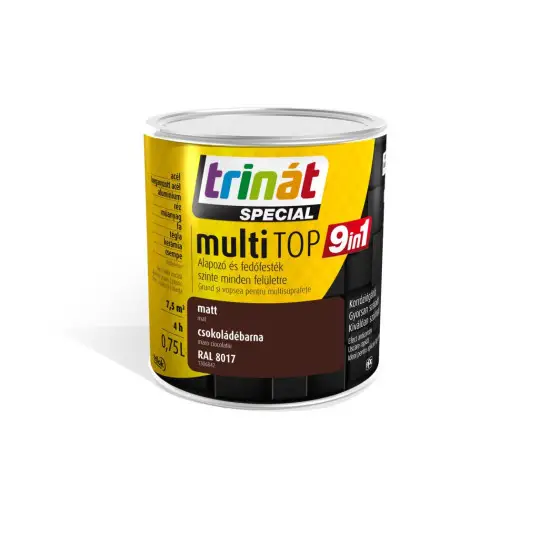 Trinát Multitop 9in1 RAL8017 csokoládébarna 0,75 l Prémium