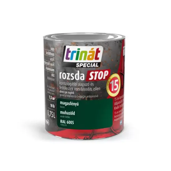 Trinát Rozsdastop magasf. RAL6005 mohazöld 0,75 l Olcsóbb