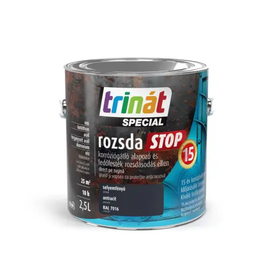 Trinát Rozsdastop selyemf. RAL7016 antracit 2,5 l Akciós ár