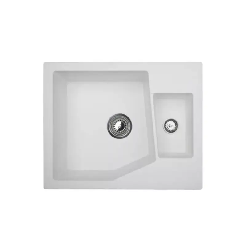 Linea M 1.5 D XGranit Fehér mosogató 620x500/ 190/130mm 192045 Vedd meg most