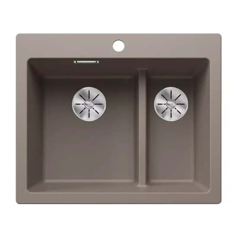 Outlet BLANCO PLEON 6 Split Silgranit mosogatótálca, tartufo, tartozékok nélkül, excenter nélkül