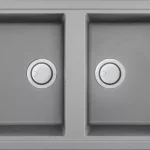 Vedd meg online Elleci Best 450 gránit mosogató M79 Aluminium 860x510/200mm