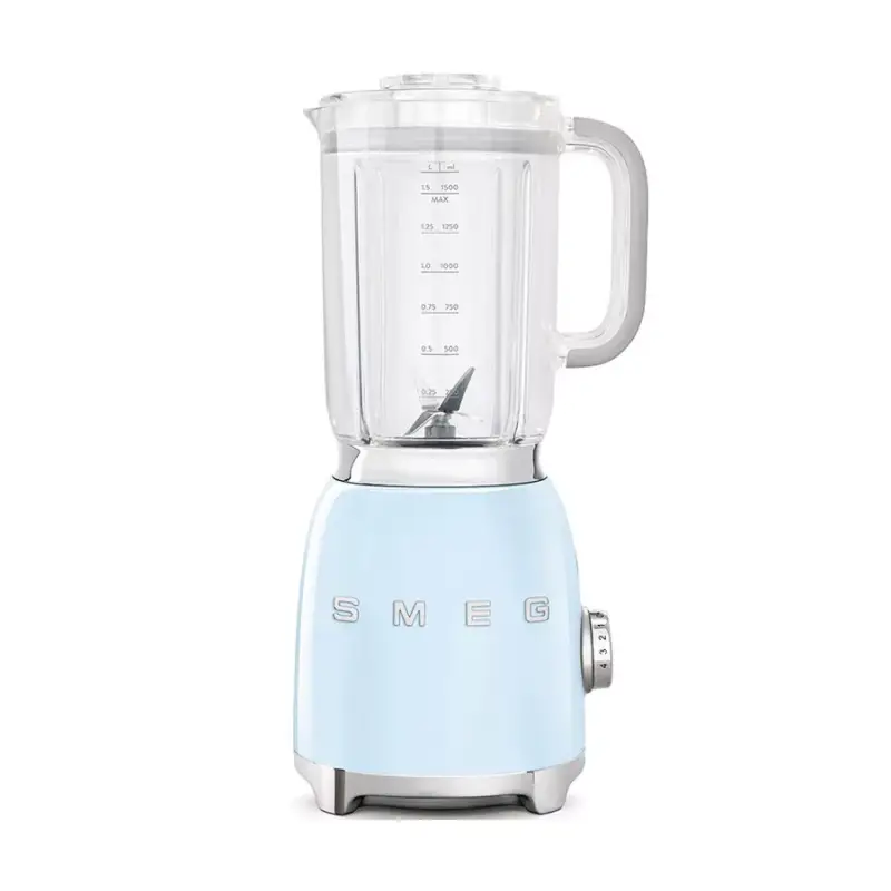 Nézd meg most SMEG TURMIXGÉP, 50-es évek retro design, 1,5 liter, 800 W, 4 fokozat, 3 program, világoskék