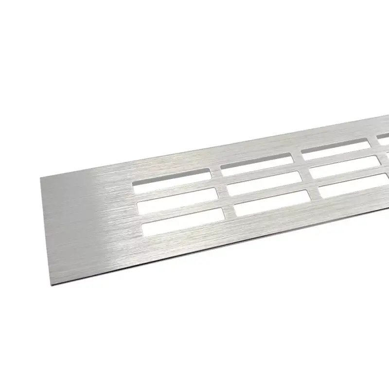 Szellőzőrács 60x1000mm Nemesacél imitáció Népszerű