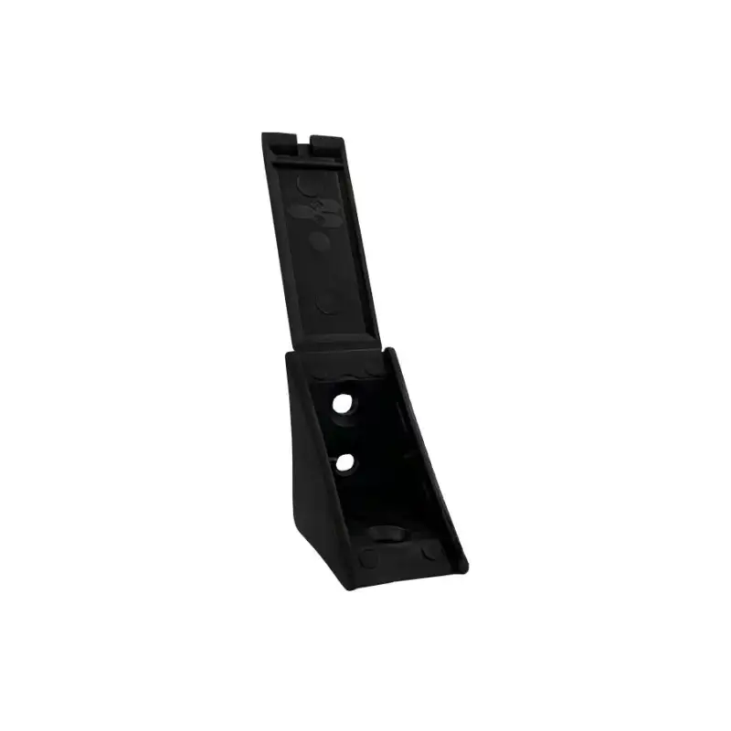 Outlet Polcrögzítő 30x30 mm Fekete műa.