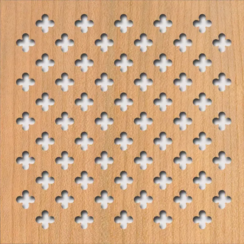 Azonnal elérhető Legno furnérozott Hdf-Fiore perforációval Cseresznye 1520x610x4mm