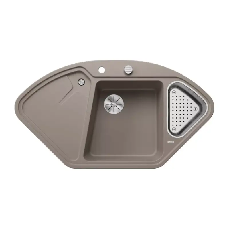 BLANCO DELTA II Silgranit mosogatótálca, tartufo, tartozékokkal, excenterrel Kedvezmény