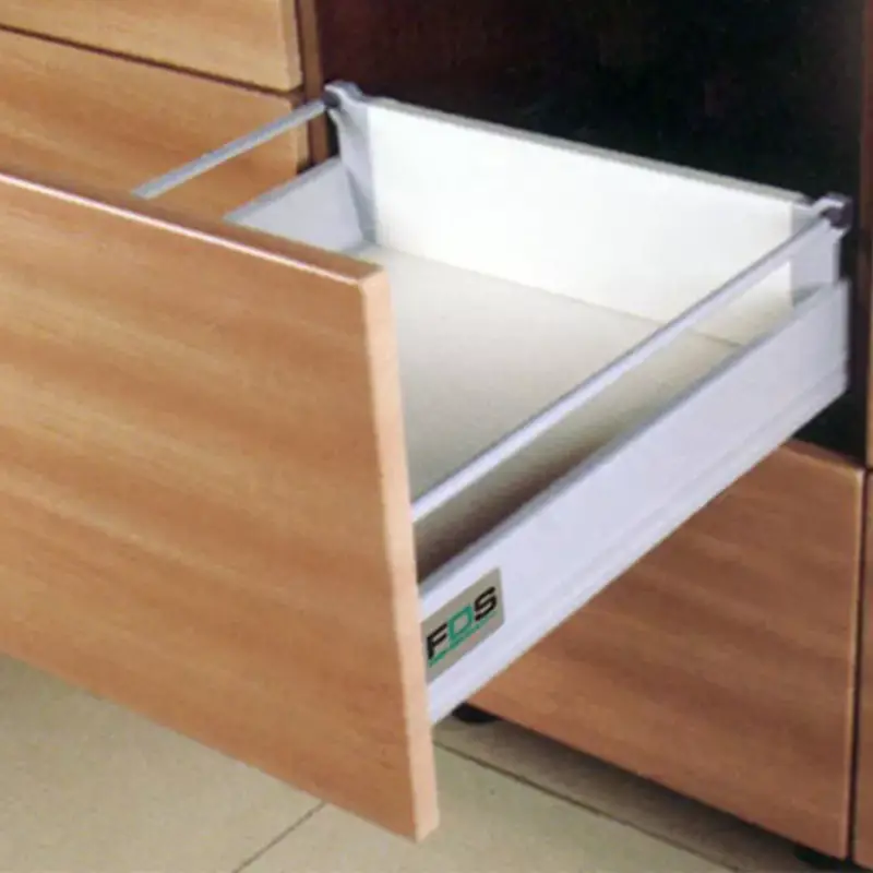 Fiókcsúszó FDS-DF PO-S B PUSH OPEN 550mm 40kg SZÜRKE Outlet
