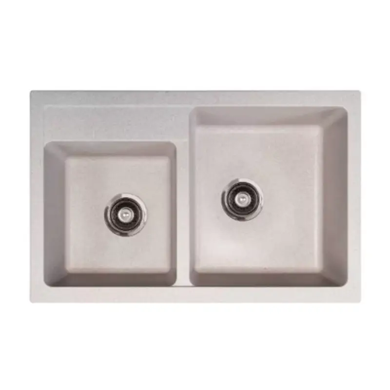 Quadro plus 2D XGranit Bézs mosogató 780x500/195/195mm 171006 Korlátozott ajánlat