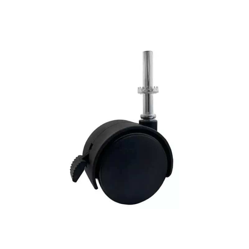 Bútorgörgő 50mm Hüvelyes fékes 9609 8x38mm 40kg Fekete Exkluzív ajánlat