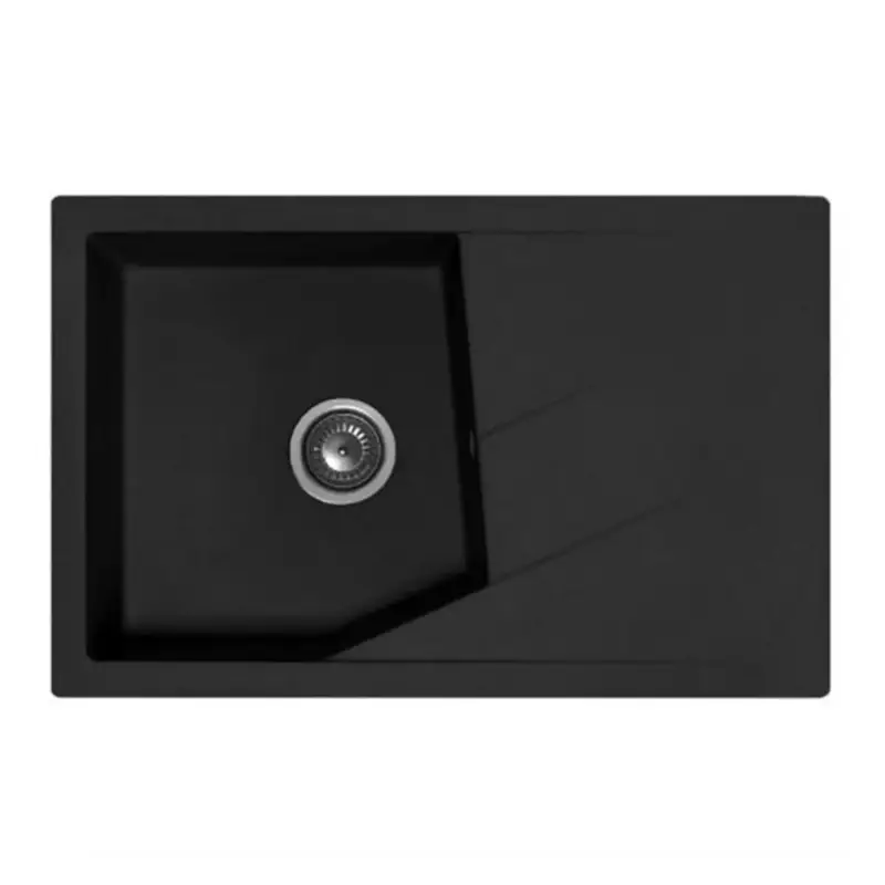 Rendeld meg most Linea plus XGranit Fekete mosogató 780x500/190mm 188622