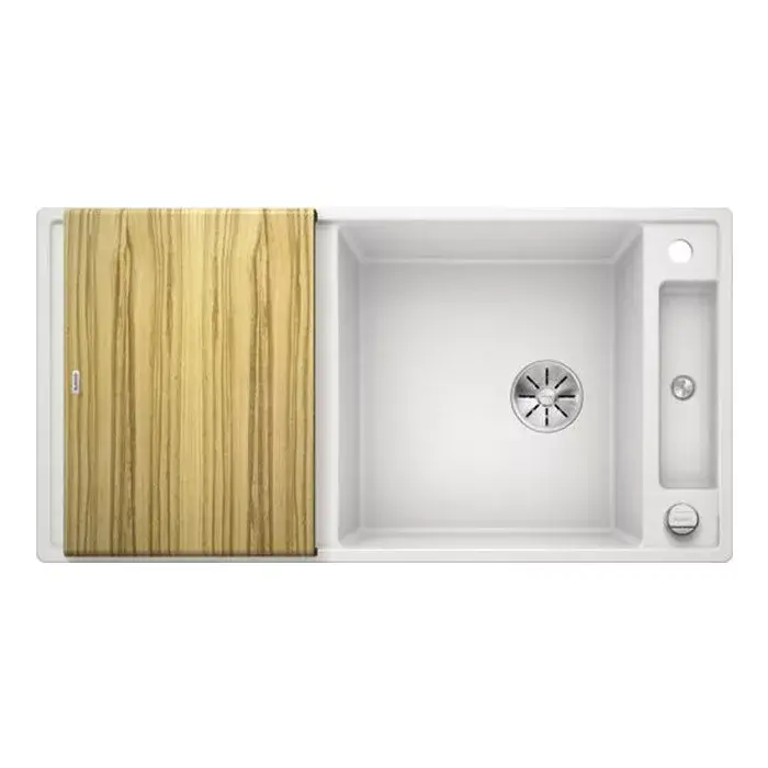 Korlátozott ajánlat BLANCO AXIA III XL 6 S fehér fa tart.