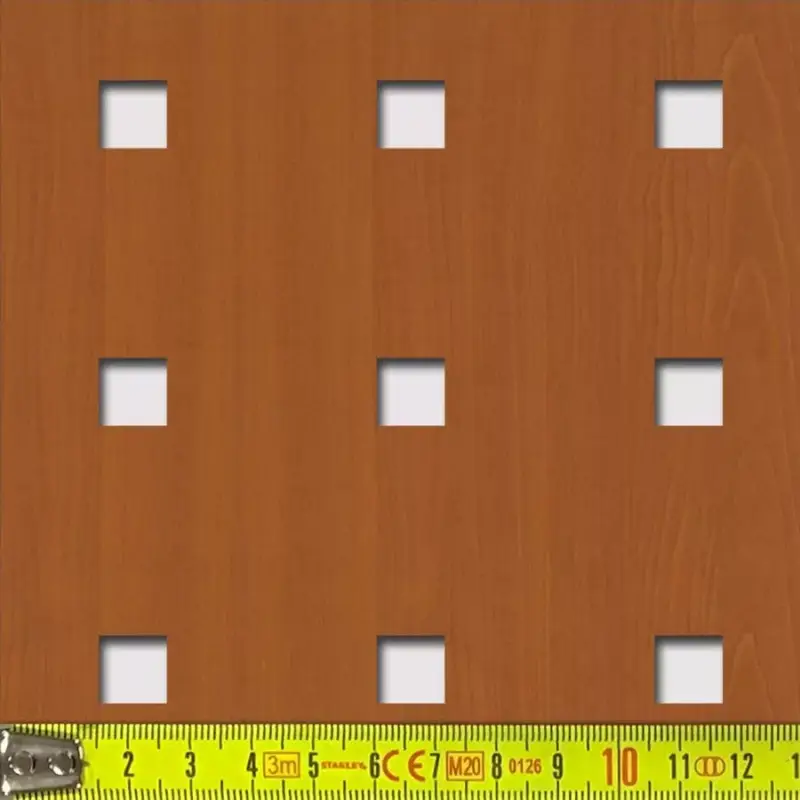 Laccato-Hdf Quadro 11-45 perforációval Cseresznye 1400x510mm Csak ma