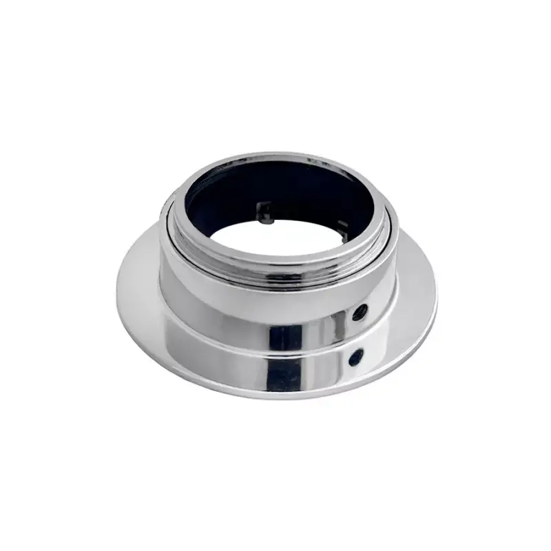 Oszlophoz rögzítő talp padozatra NOVA d=50mm Króm Prémium