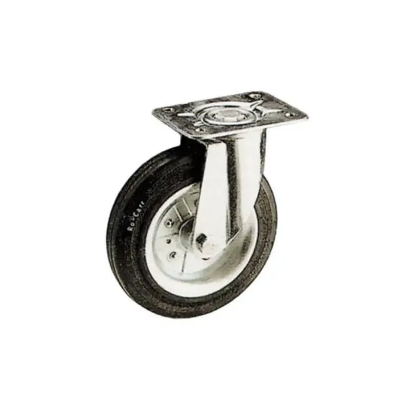 Árengedmény Bútorgörgő 150mm Talpas 350.150 Ipari kerék 120kg Fekete