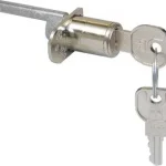 Kiárusítás Lehmann Bútorzár 421 Központi fiókzár 16,5x20mm Frontról 500mm Nikkel