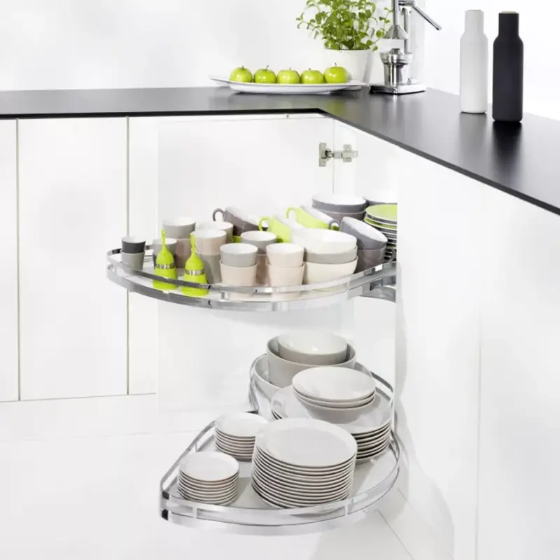 Kesseböhmer LeMans II ARENAplus Style 500mm Jobbos, tengellyel, 25kg/polc Króm/Hófehér Utolsó esély