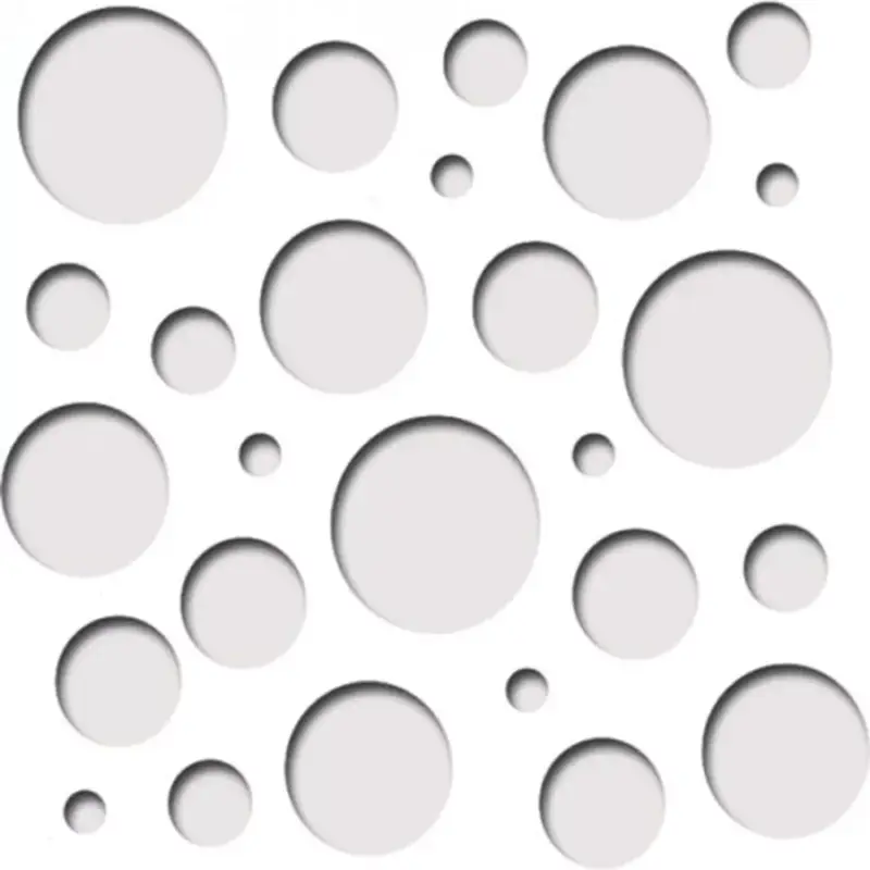 Laccato-Hdf SODA perforációval Krono 101 Fehér 1400x510x3mm Prémium