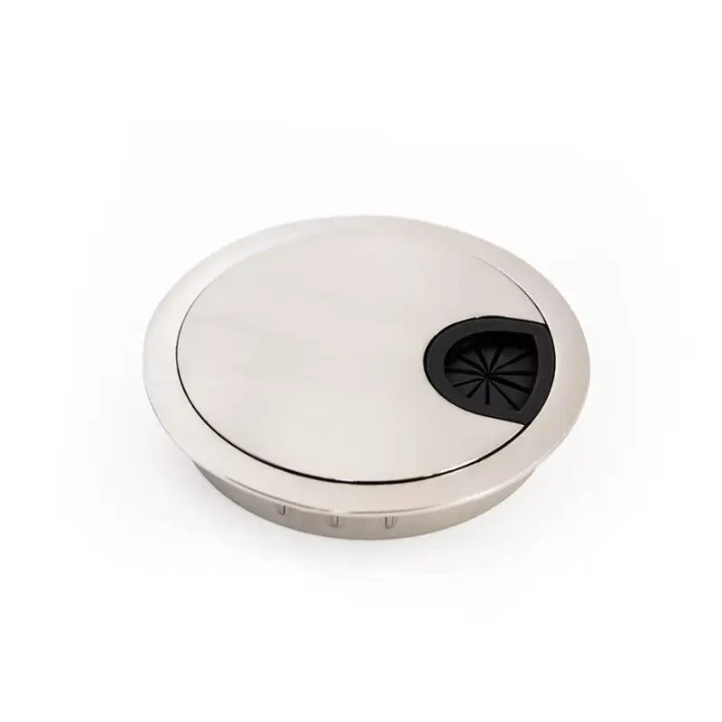 Kábelkivezető Fém D=80mm Csiszolt AC Inox Legkelendőbb