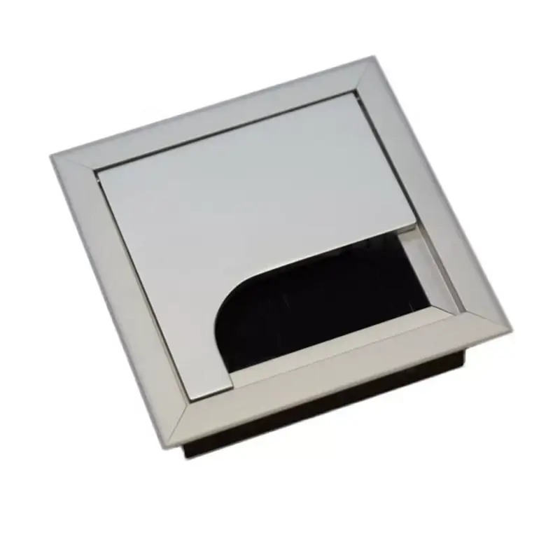 Kábelkivezető Fém 80x80mm Elox-Alu Kedvezmény