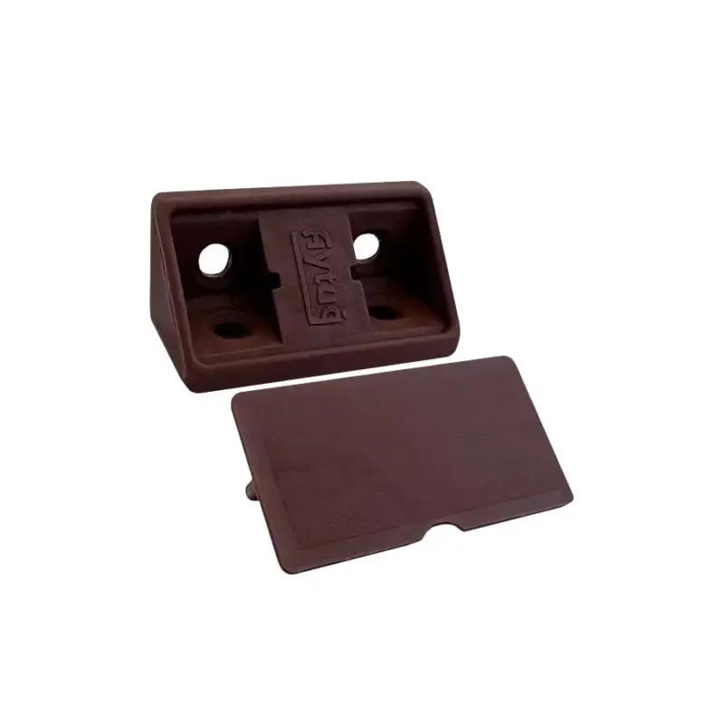 Polcrögzítő 19x19x42mm Barna Szuper ajánlat