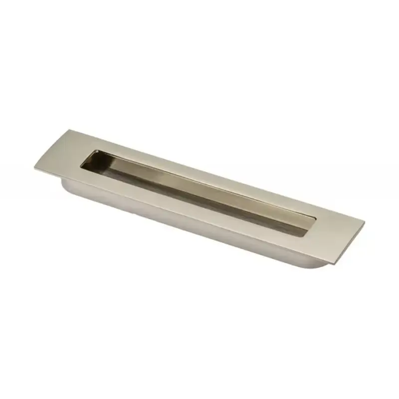 Fogantyú UZ-E6-128-06 Inox tolóajtó kagyló süllyesztett nikkel Kedvezmény