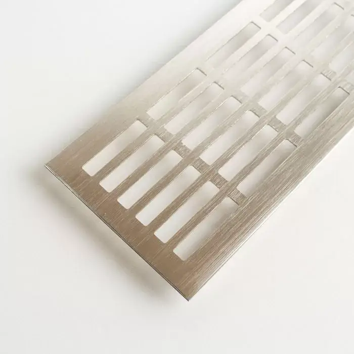 Szellőzőrács 150x1000mm Nemesacél imitáció Biztonságos fizetés