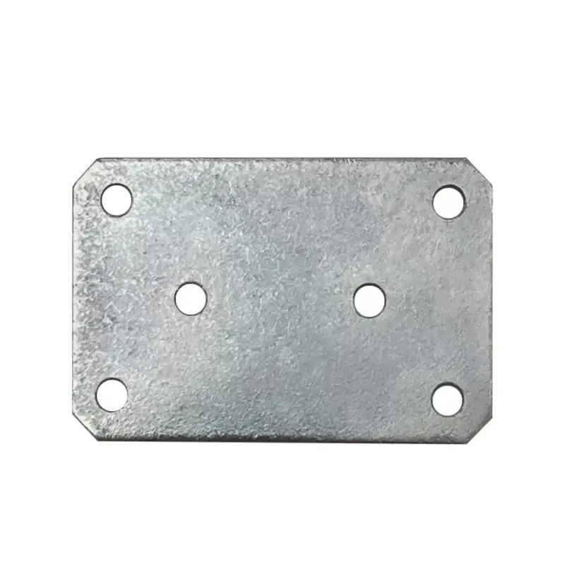 Vas egyenes 6 furatos 75x50mm Biztonságos fizetés