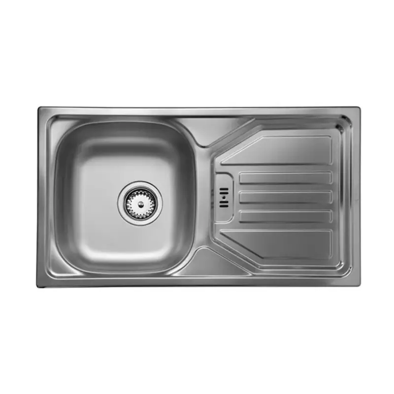 CM Point mosogató 1V 1med.+csepp. acél 780x435/150mm 3 1/2" Olcsóbb