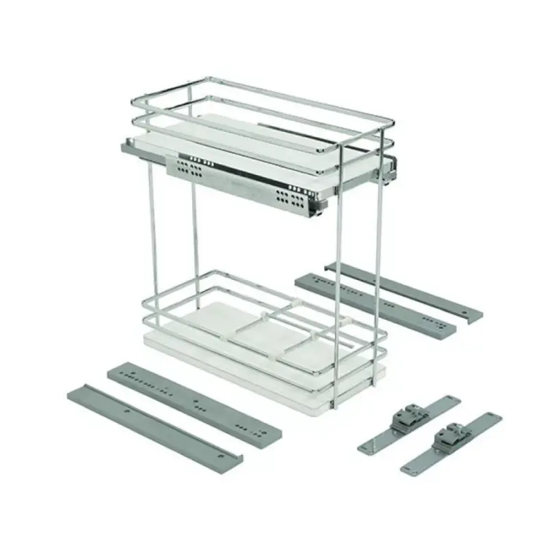 Fémrács EGTGM60B20 Oldalra szerelhető 564×506×494mm KRÓM-FEHÉR Bestseller