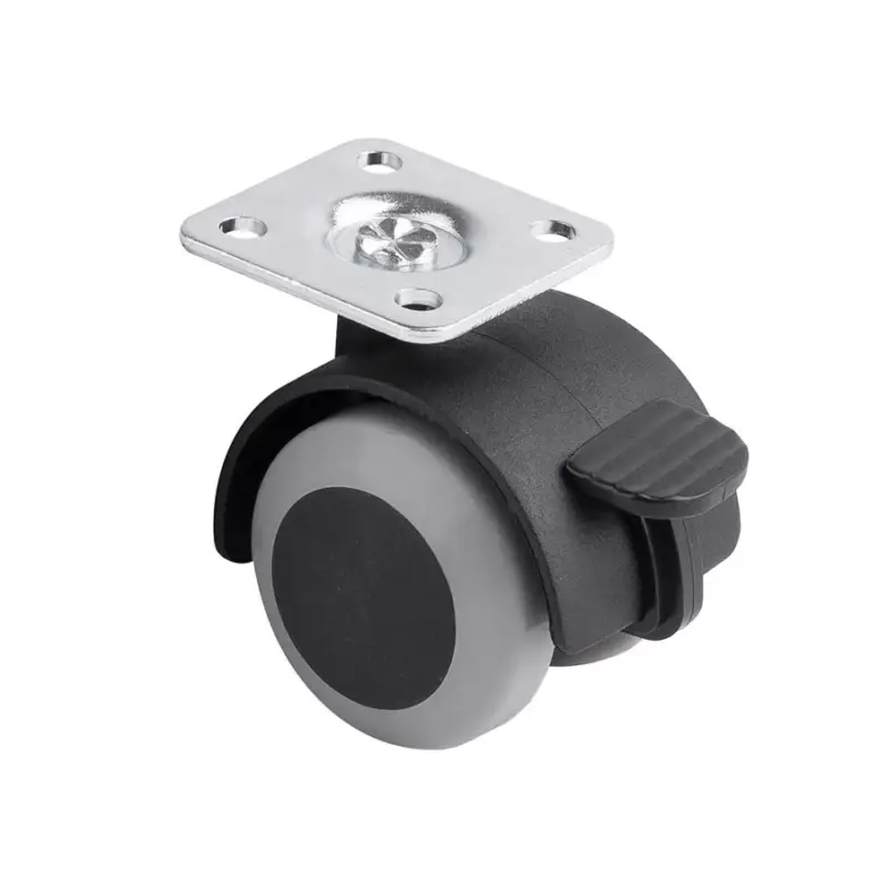 Bútorgörgő puha futófelülettel 40mm Szürke fékes Alacsony ár