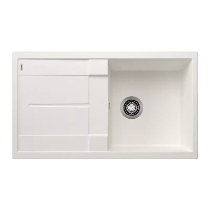Újdonság BLANCO METRA 5 S Silgranit mosogatótálca, fehér, excenter nélkül