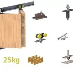 Legjobb ár Valcomp - Herkules plus HP 2/25 Harmónika Tolóajtó görgő 25kg