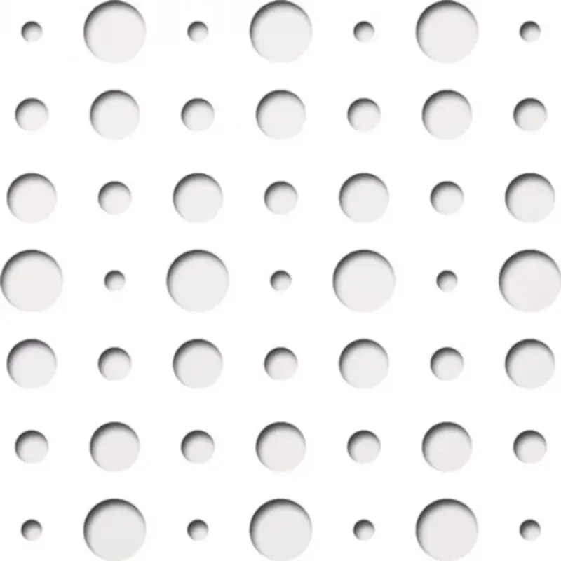 Biztonságos fizetés Laccato-Hdf ARIEL perforációval Krono 101 Fehér 1400x510x3mm