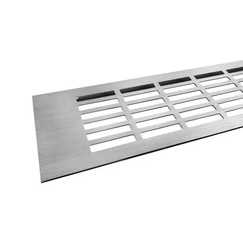 Szellőzőrács 100x1000mm Nemesacél imitáció Utolsó esély