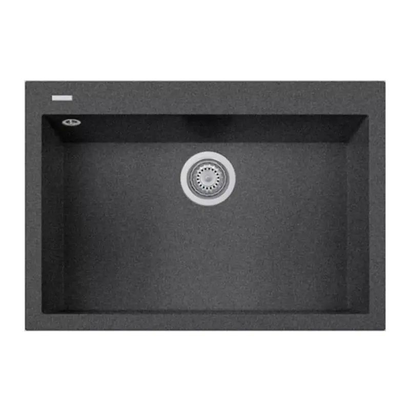 GRAWA PT5-7610N FEKETE gránit mosogató 760x500mm Népszerű