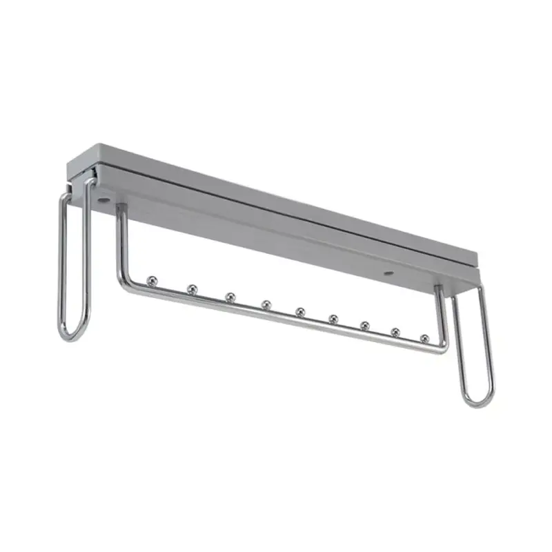 Outlet Kihúzható vállfatartó 500mm VIBO 50x500x170mm króm-fekete