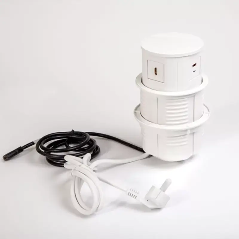 Nézd meg most Rejtett elosztó konnektor MODULBOX IVH 2x230v - 2xUSB - 1xHDMI Fehér IP20