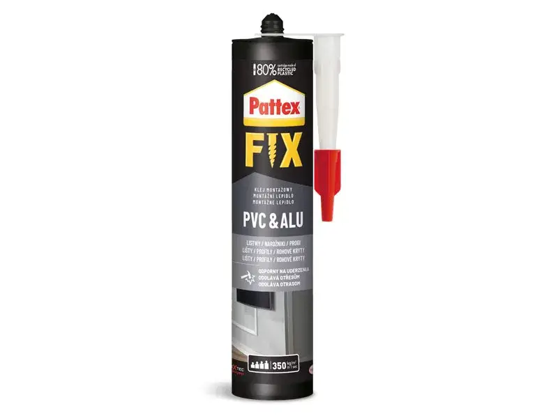 Utolsó esély Pattex Fix PVC & Alumínium ragasztó 440g TÖRTFEHÉR