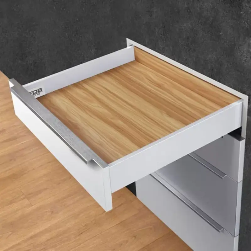 Biztonságos vásárlás Fiókcsúszó FDS-PRO 18 A duplafalú fiókoldal 350mm Fehér 40kg Fém